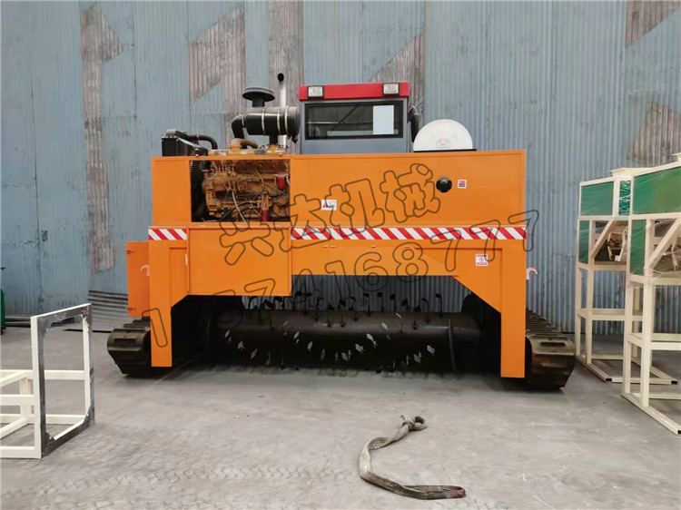 木薯渣履帶翻拋機