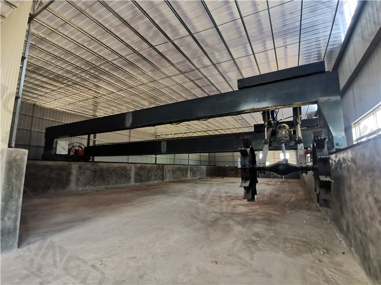 加工豬糞有機肥輪盤翻拋機