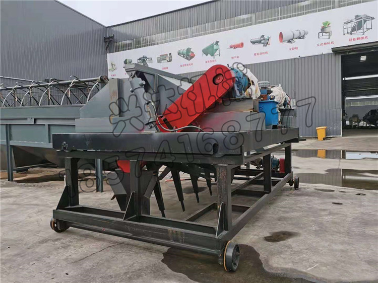 牛糞液壓槽式翻堆機